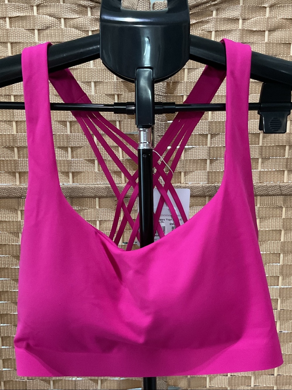 lululemon athletica FlexyFlex Strappy Yoga Bra L/XL A-C PFRE
